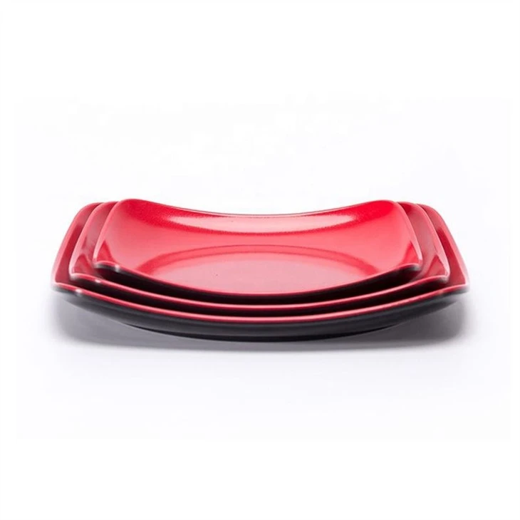 square melamine plates 2